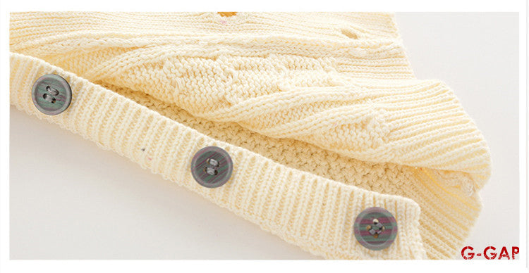Fried Dough Twist Knitted Romper