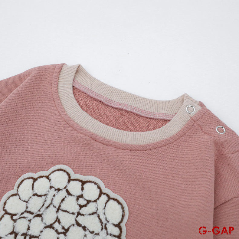 Autumn/Winter Ins Baby Long Sleeve Cartoon Cotton Bodysuit