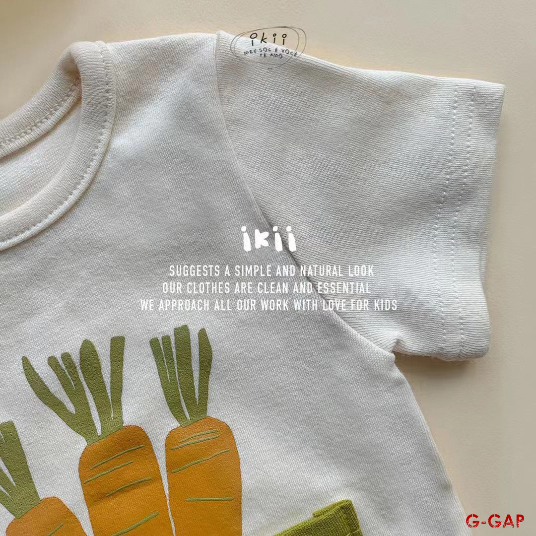 BODYSUIT SHORT SLEEVES HOODED RABBIT EARS