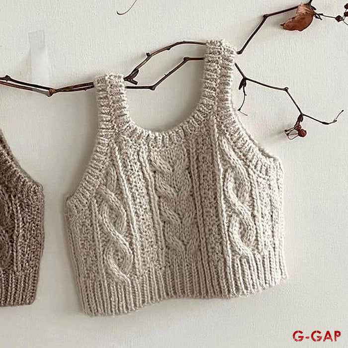 Spring and Autumn Infant Knitted Vest Waistcoat