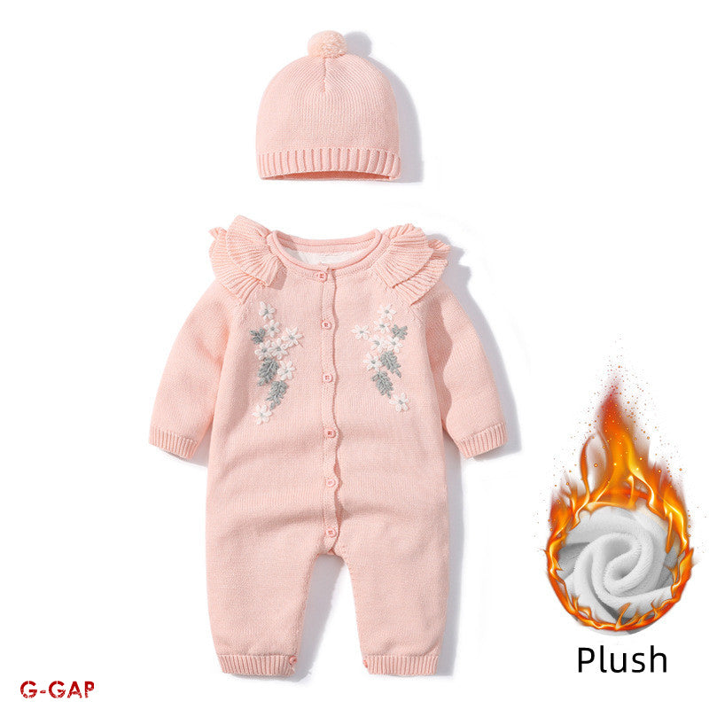 Woolen Knitted Romper for Babies