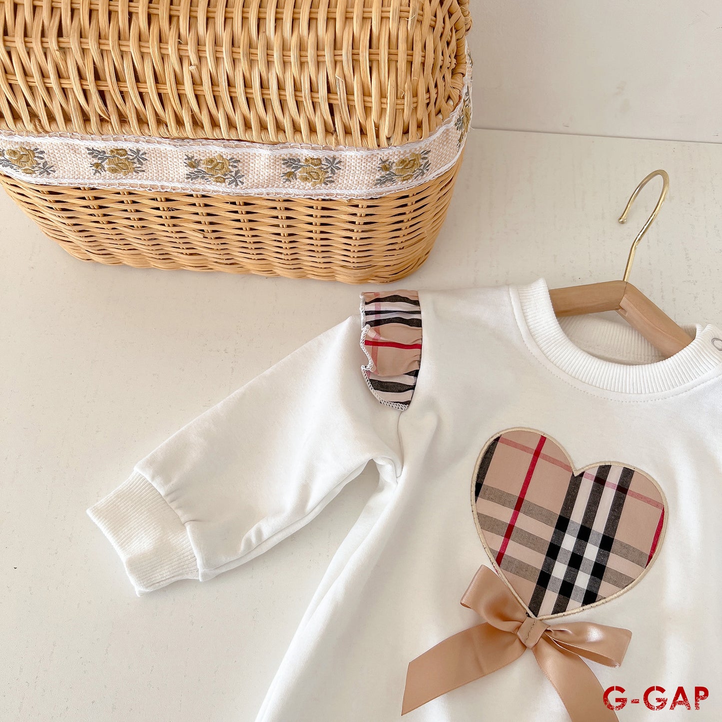 Bowknot Cotton Baby Bodysuit