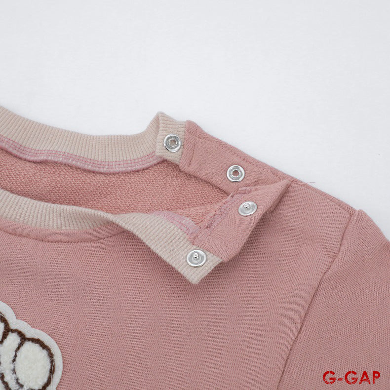 Autumn/Winter Ins Baby Long Sleeve Cartoon Cotton Bodysuit