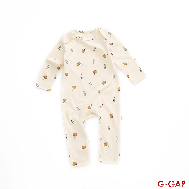 Soft Cotton Long Sleeve Baby Romper