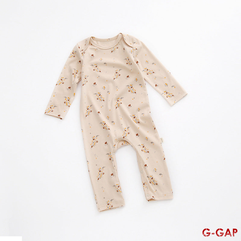 Soft Cotton Long Sleeve Baby Romper