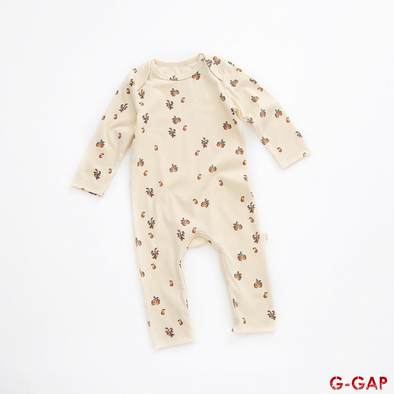 Soft Cotton Long Sleeve Baby Romper