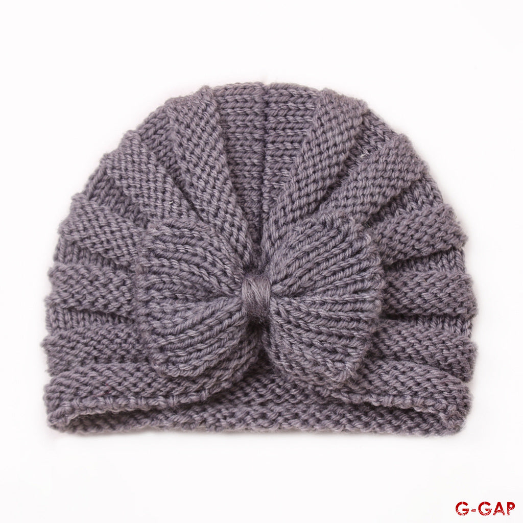 Autumn/Winter Knitted Wool Baby Hat - European and American Style