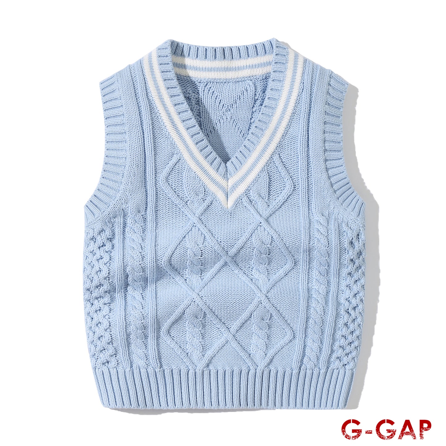 Cute V-Neck Knitted Vest