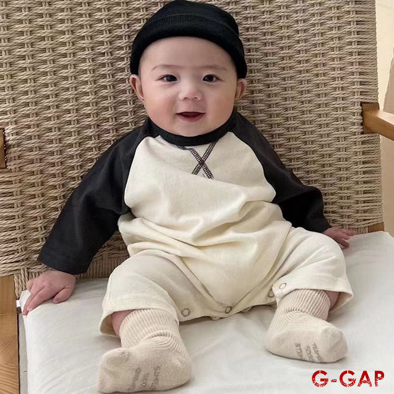 Spring and Autumn Cotton Infant Jumpsuit Baby Rompers