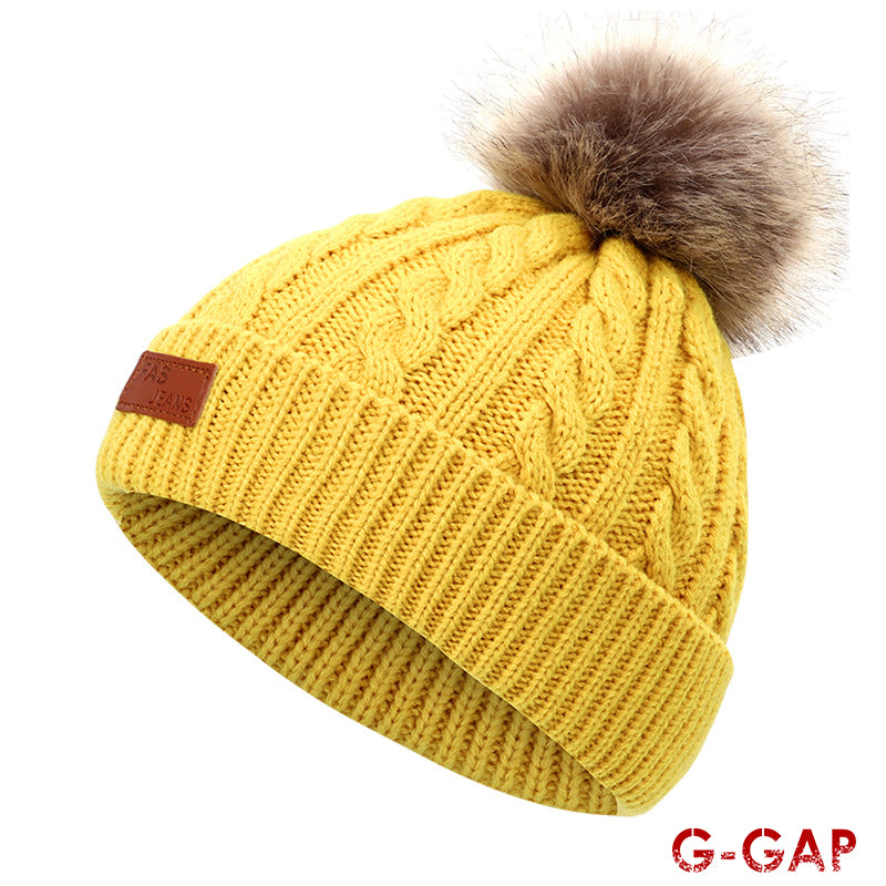 Autumn Winter Infant Knitted Hat Fashion Baby Warm Wool Hat