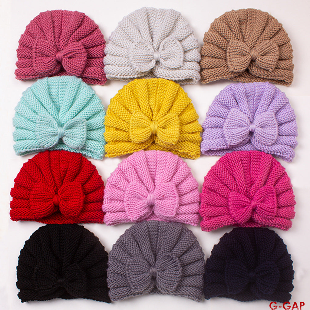 Autumn/Winter Knitted Wool Baby Hat - European and American Style