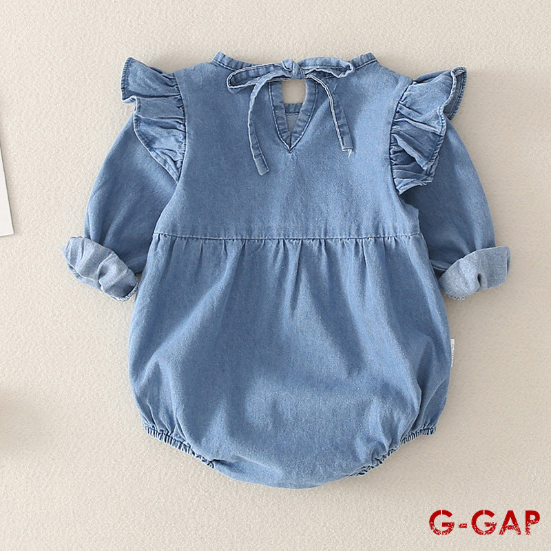 Spring/Autumn Baby Denim Jumpsuit