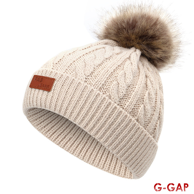 Autumn Winter Infant Knitted Hat Fashion Baby Warm Wool Hat