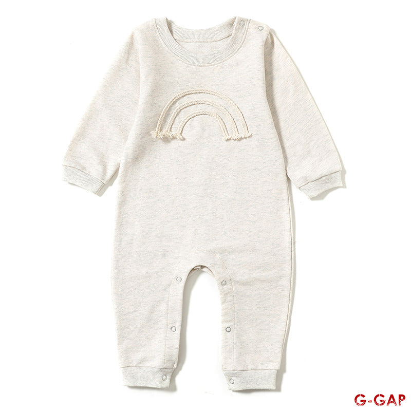 Class A Newborn Cotton Long Sleeve Bodysuit - 0-2 Years, Spring and Autumn