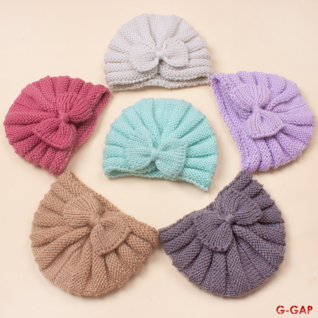 Autumn/Winter Knitted Wool Baby Hat - European and American Style