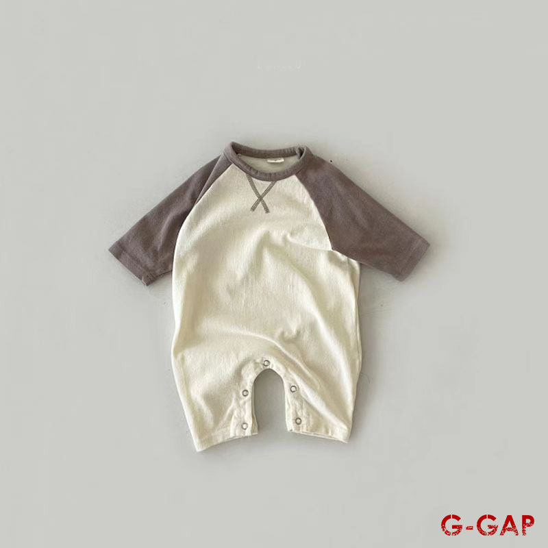 Spring and Autumn Cotton Infant Jumpsuit Baby Rompers