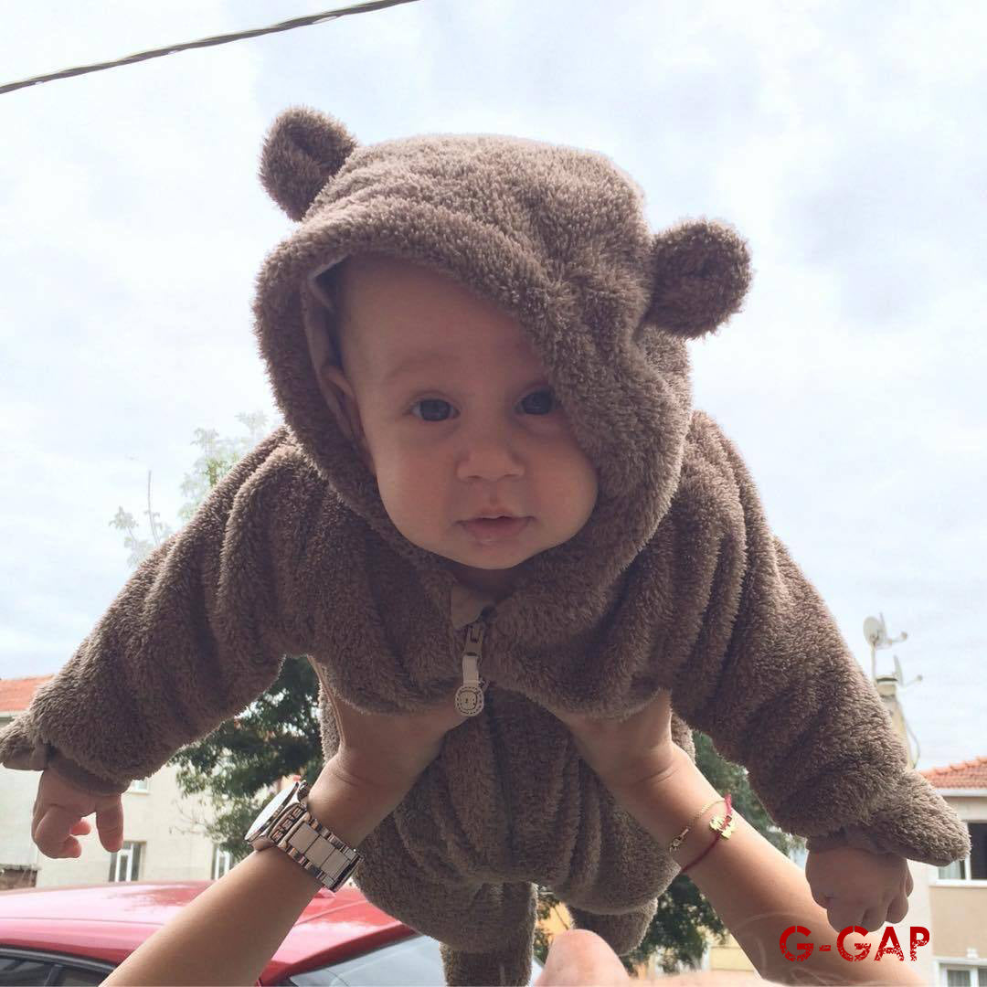 Animal Shaped Baby Bodysuit