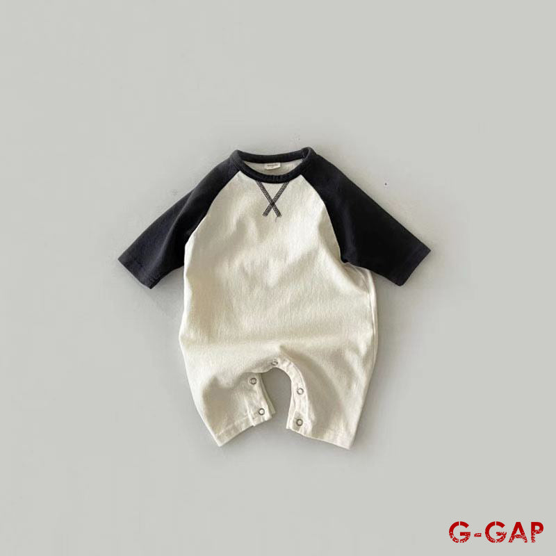 Spring and Autumn Cotton Infant Jumpsuit Baby Rompers