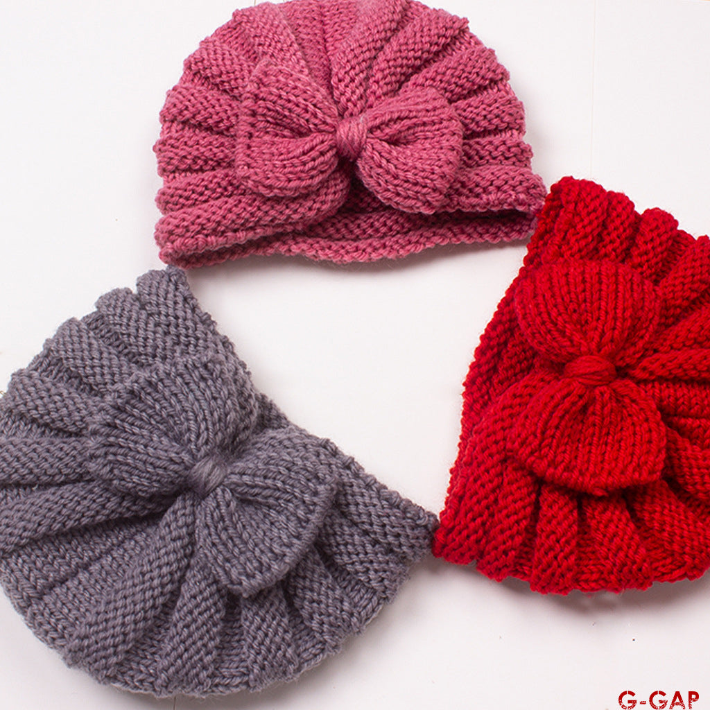 Autumn/Winter Knitted Wool Baby Hat - European and American Style