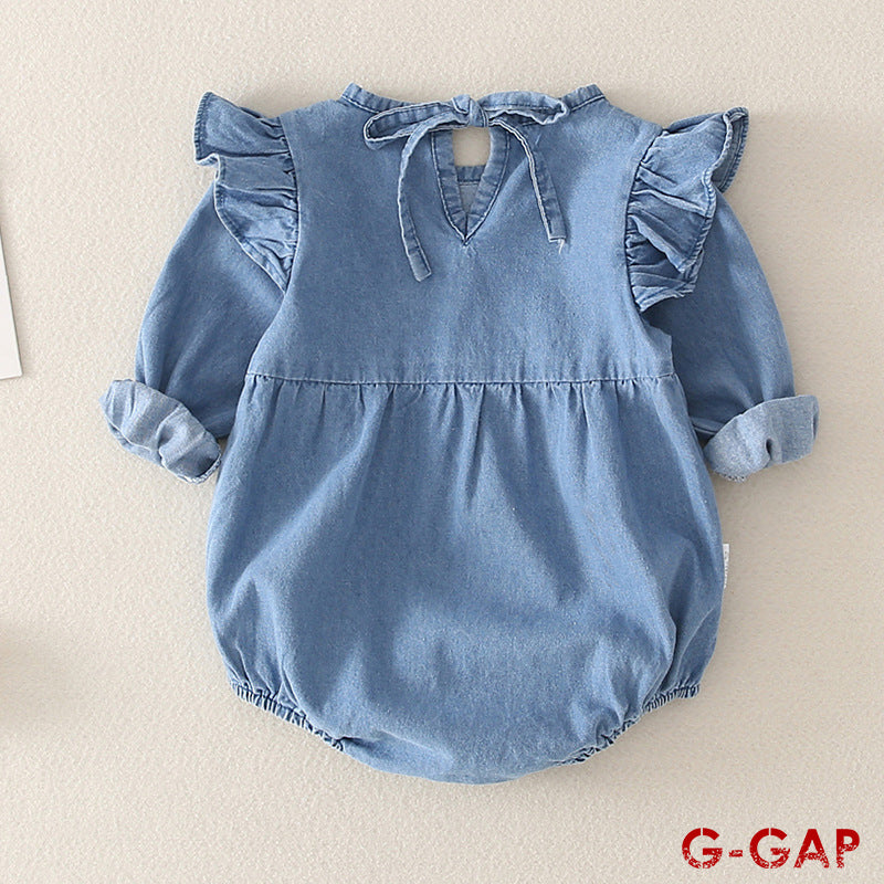 Spring/Autumn Baby Denim Jumpsuit