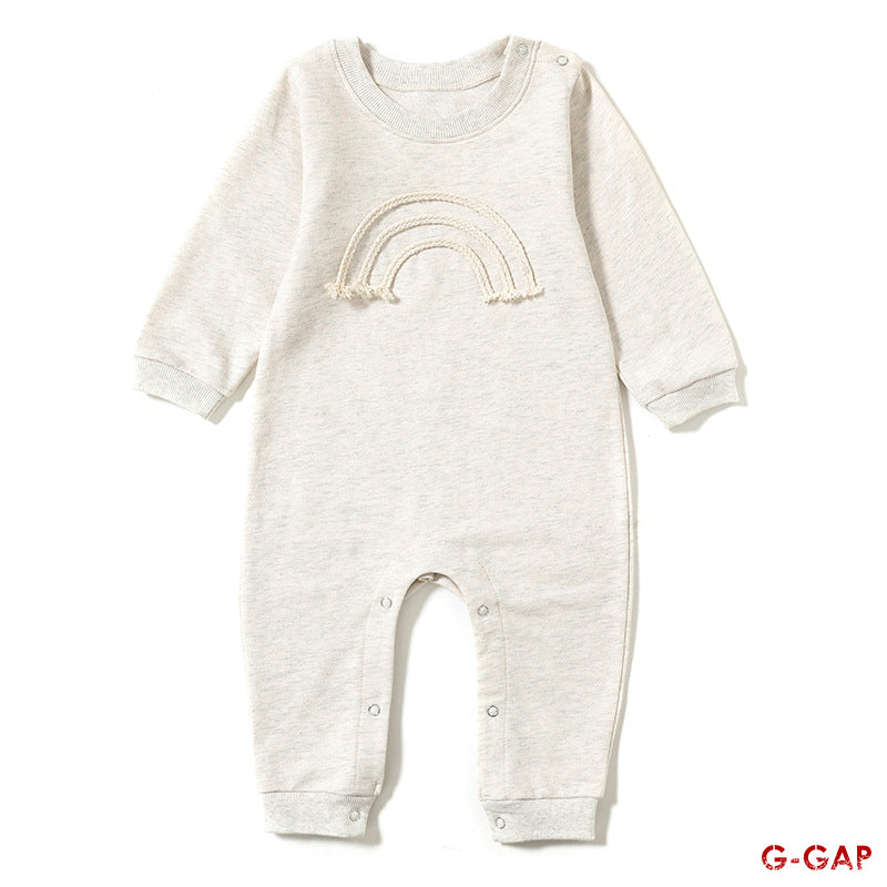 Class A Newborn Cotton Long Sleeve Bodysuit - 0-2 Years, Spring and Autumn