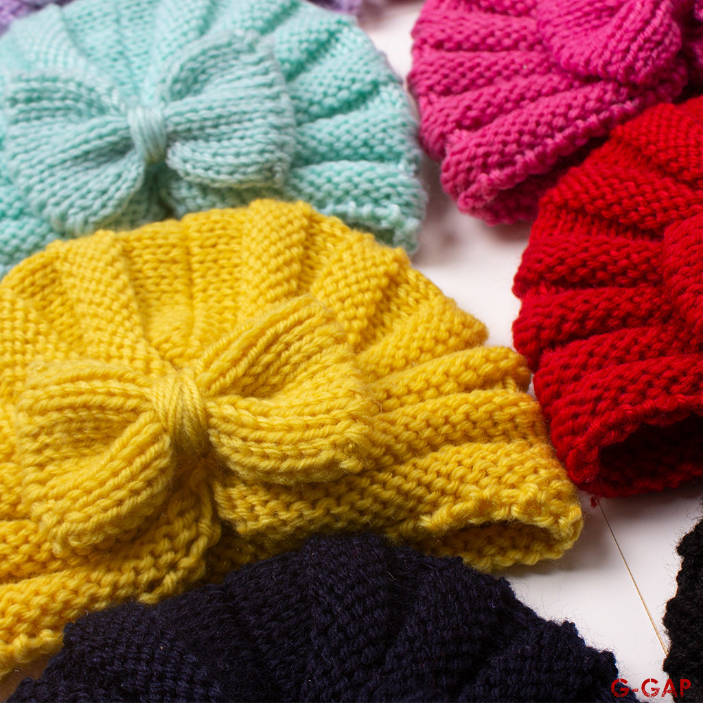 Autumn/Winter Knitted Wool Baby Hat - European and American Style