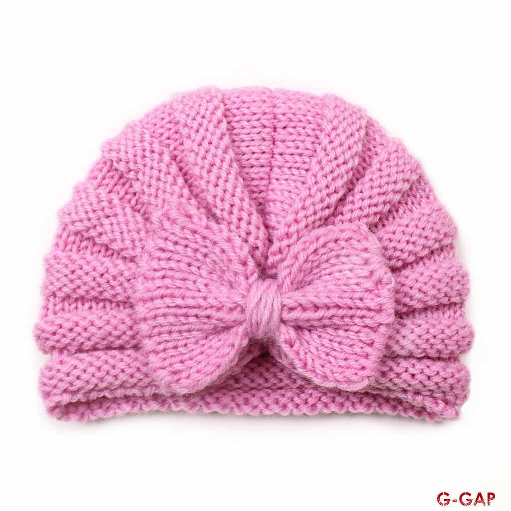 Autumn/Winter Knitted Wool Baby Hat - European and American Style