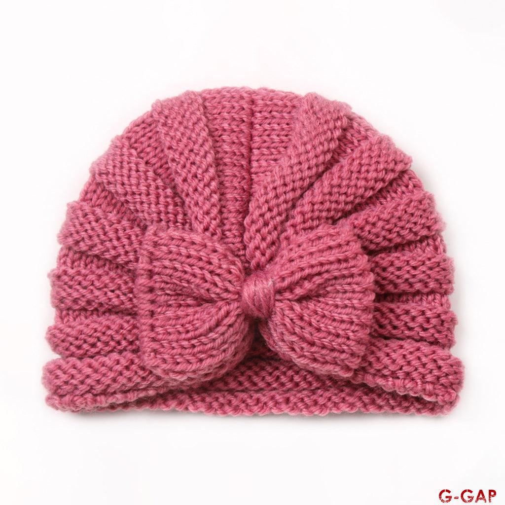 Autumn/Winter Knitted Wool Baby Hat - European and American Style