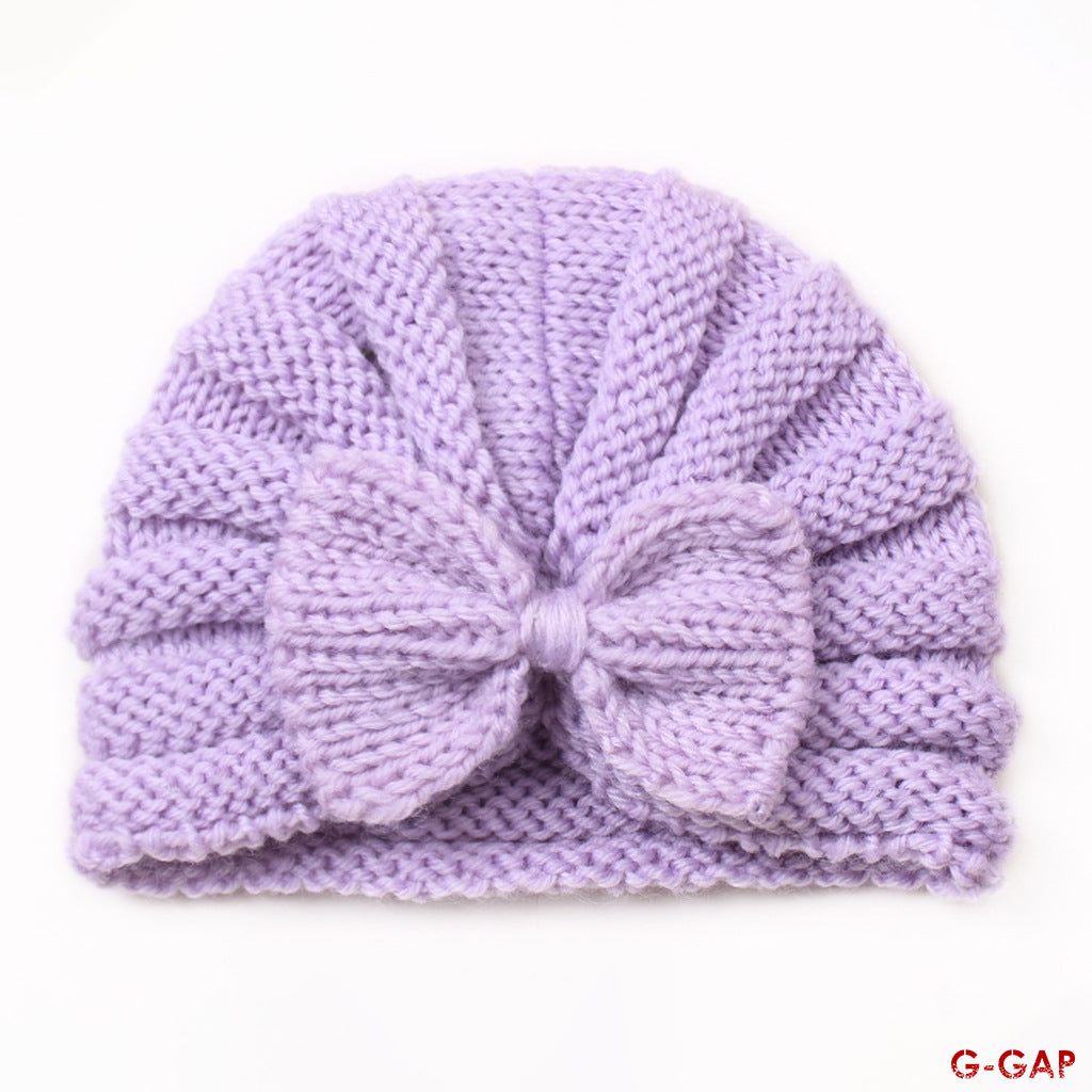 Autumn/Winter Knitted Wool Baby Hat - European and American Style