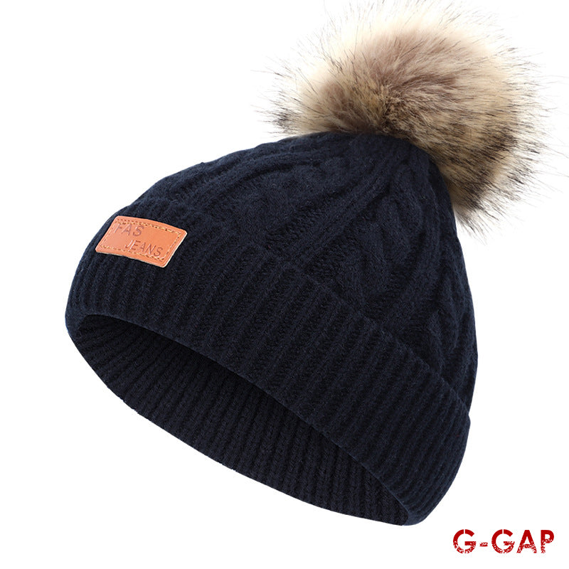 Autumn Winter Infant Knitted Hat Fashion Baby Warm Wool Hat
