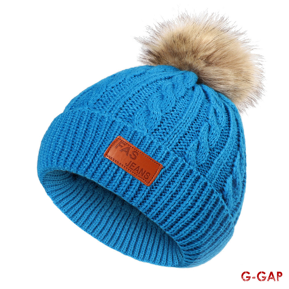 Autumn Winter Infant Knitted Hat Fashion Baby Warm Wool Hat
