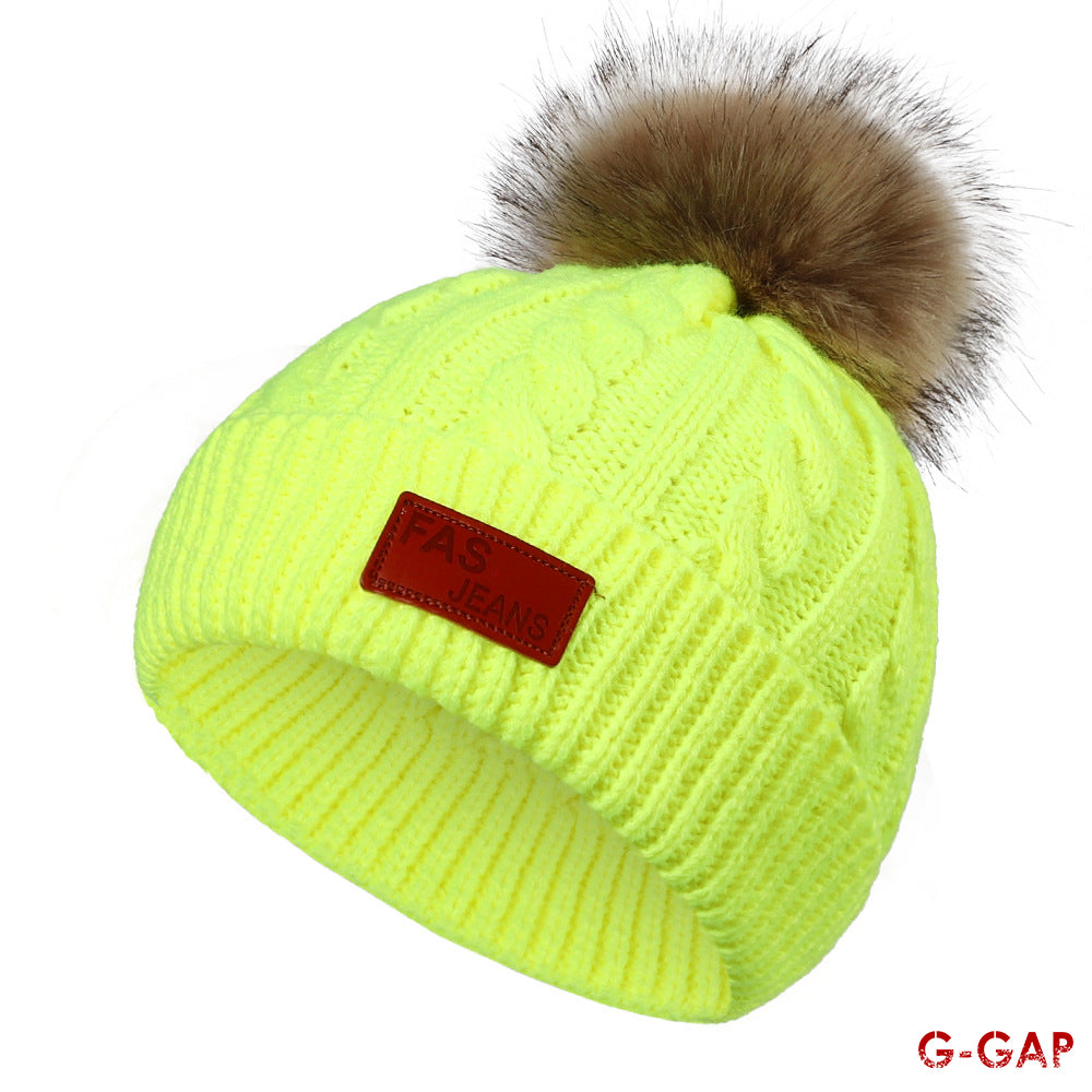 Autumn Winter Infant Knitted Hat Fashion Baby Warm Wool Hat