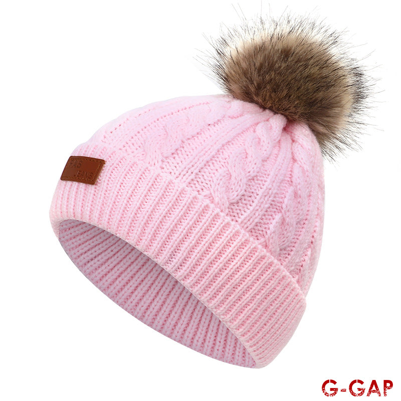 Autumn Winter Infant Knitted Hat Fashion Baby Warm Wool Hat