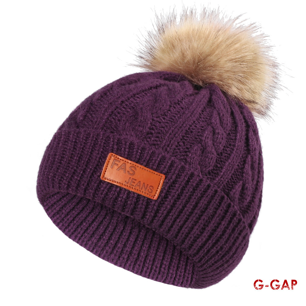 Autumn Winter Infant Knitted Hat Fashion Baby Warm Wool Hat