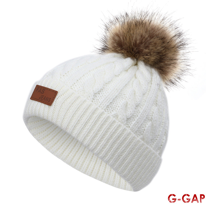 Autumn Winter Infant Knitted Hat Fashion Baby Warm Wool Hat