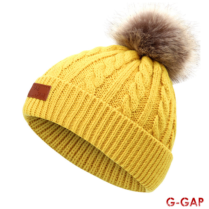 Autumn Winter Infant Knitted Hat Fashion Baby Warm Wool Hat