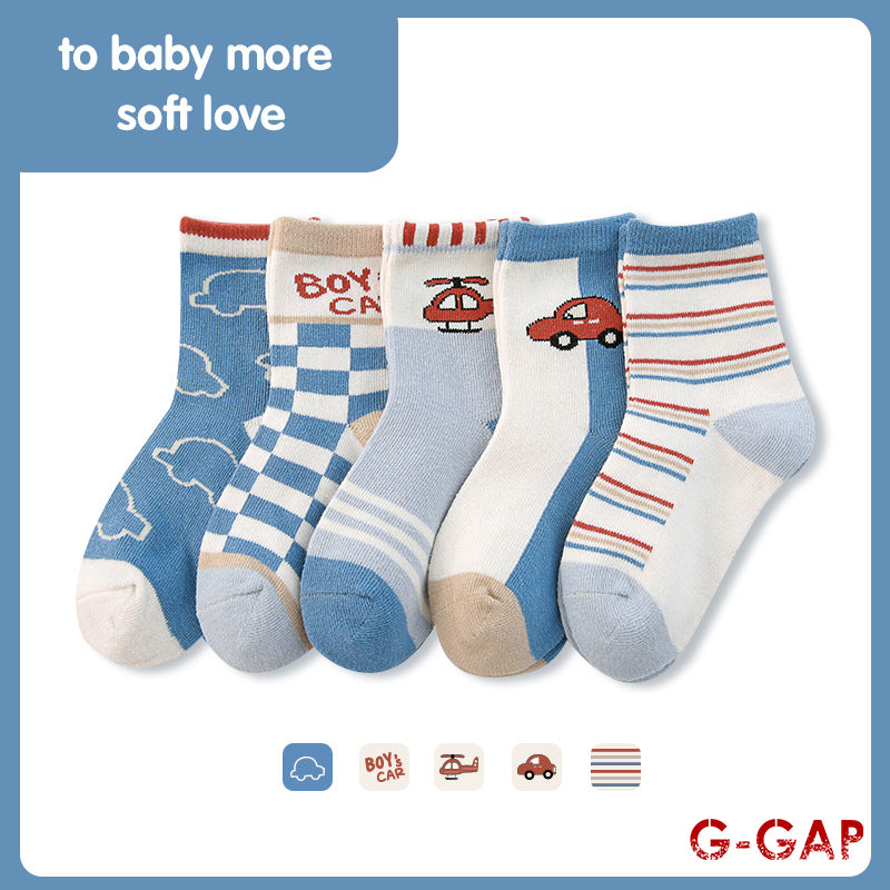 Baby Flower Rabbit Tube Socks