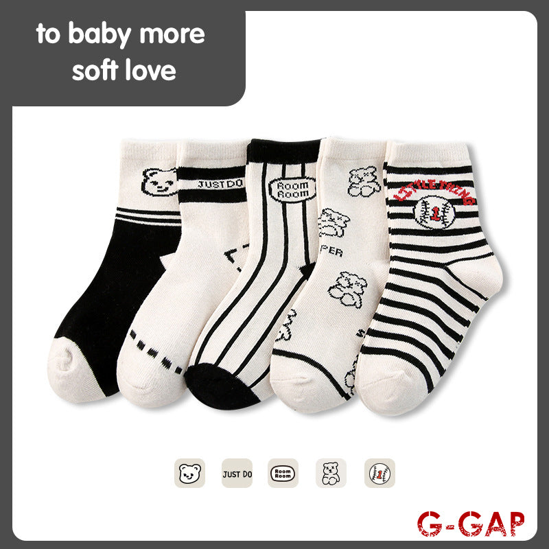 Baby Flower Rabbit Tube Socks