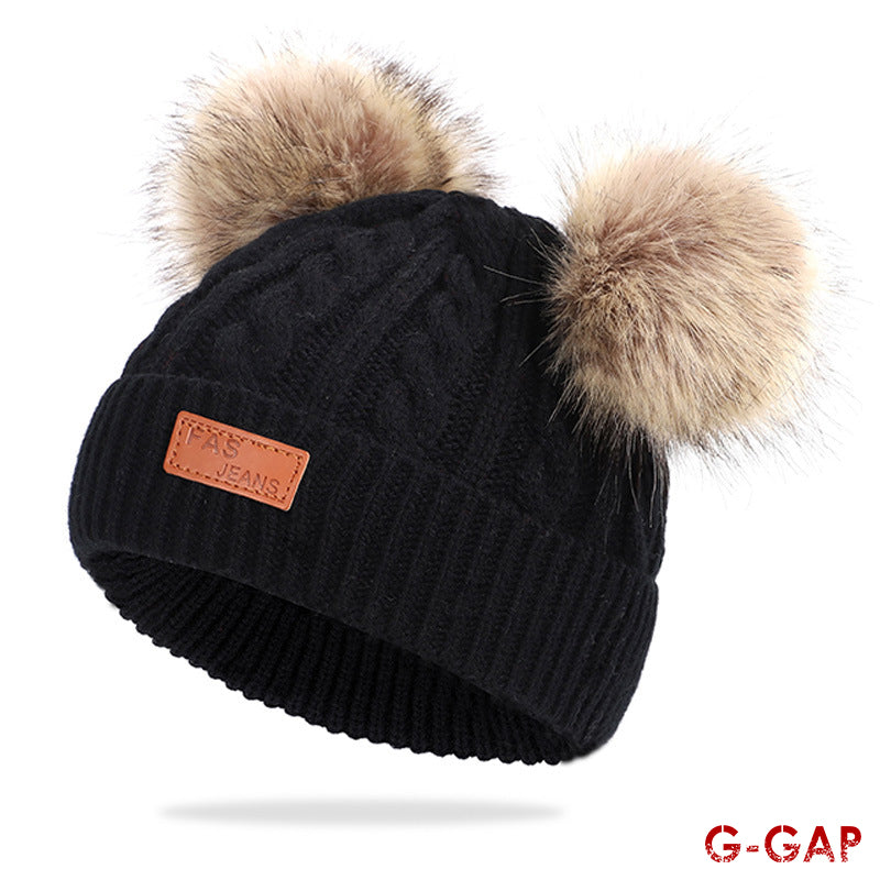Autumn Winter Infant Knitted Hat Fashion Baby Warm Wool Hat