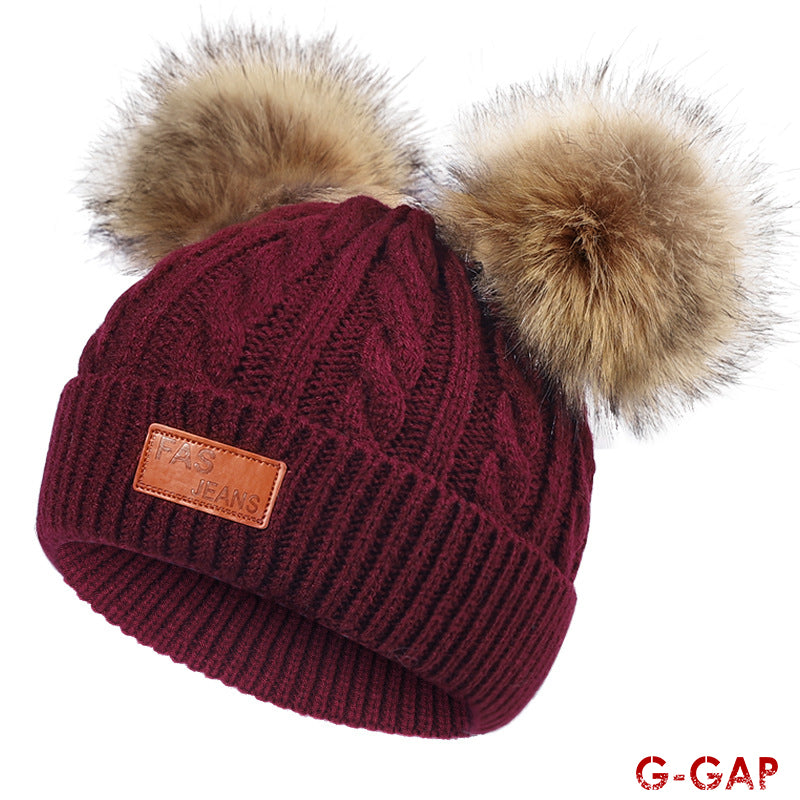 Autumn Winter Infant Knitted Hat Fashion Baby Warm Wool Hat
