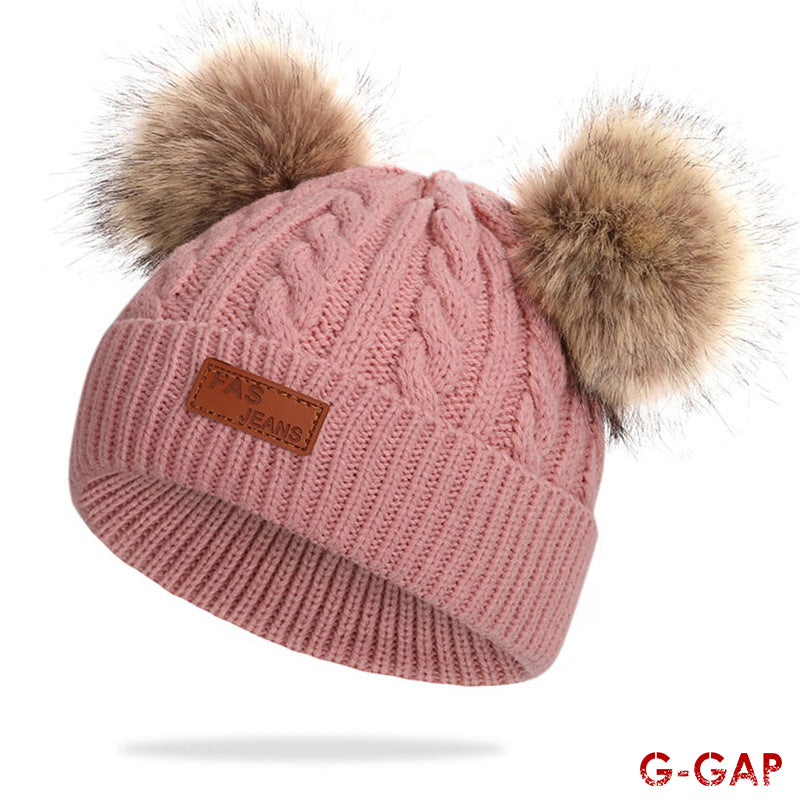 Autumn Winter Infant Knitted Hat Fashion Baby Warm Wool Hat