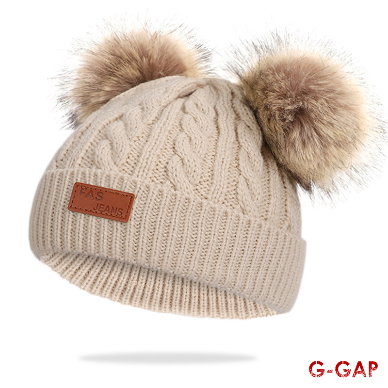 Autumn Winter Infant Knitted Hat Fashion Baby Warm Wool Hat