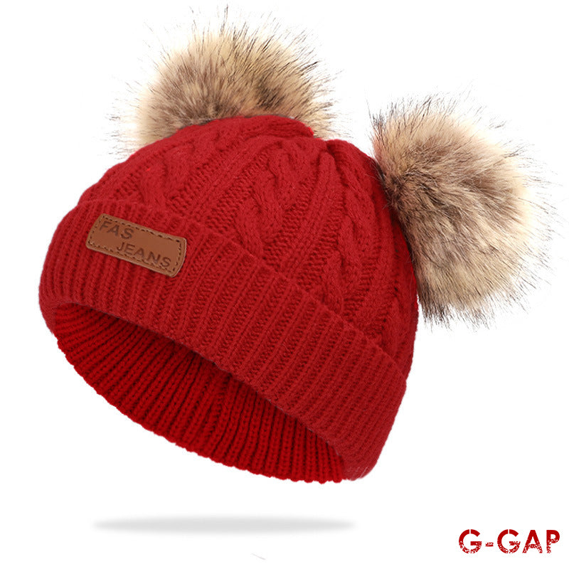 Autumn Winter Infant Knitted Hat Fashion Baby Warm Wool Hat