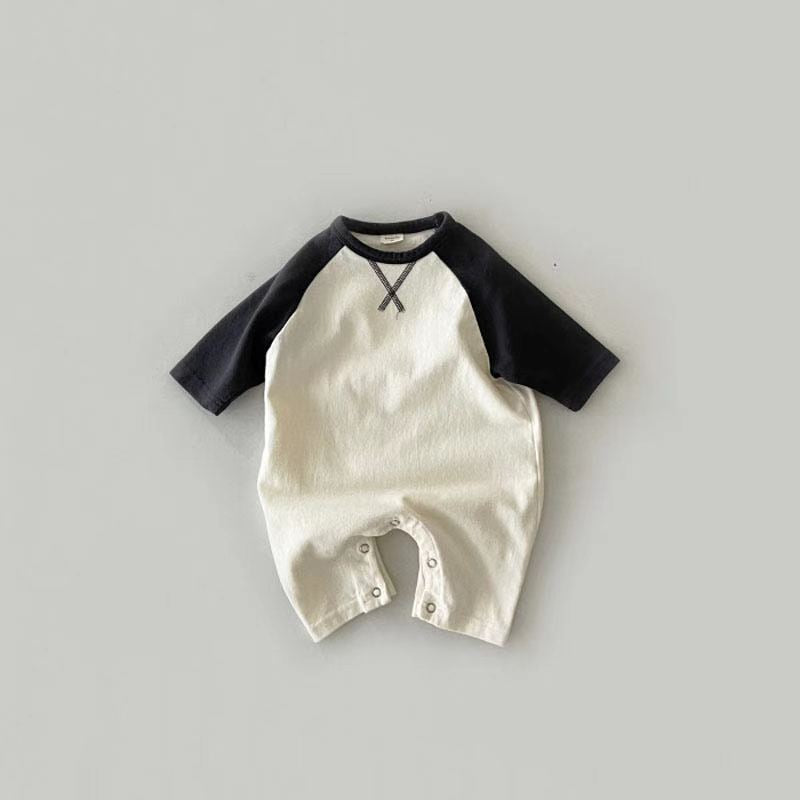 Spring and Autumn Cotton Infant Jumpsuit Casual Baby Rompers