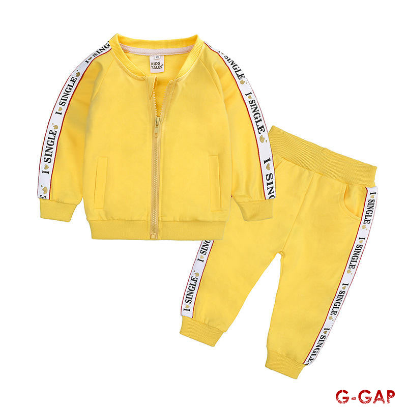 New Baby Spring/Autumn 2pcs Hooded Long Sleeve Sports Suit