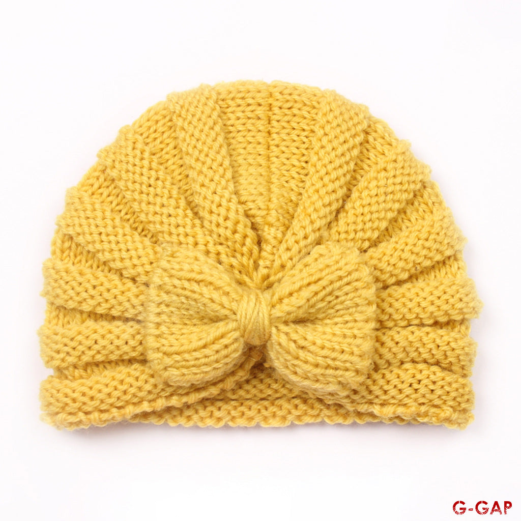 Autumn/Winter Knitted Wool Baby Hat - European and American Style