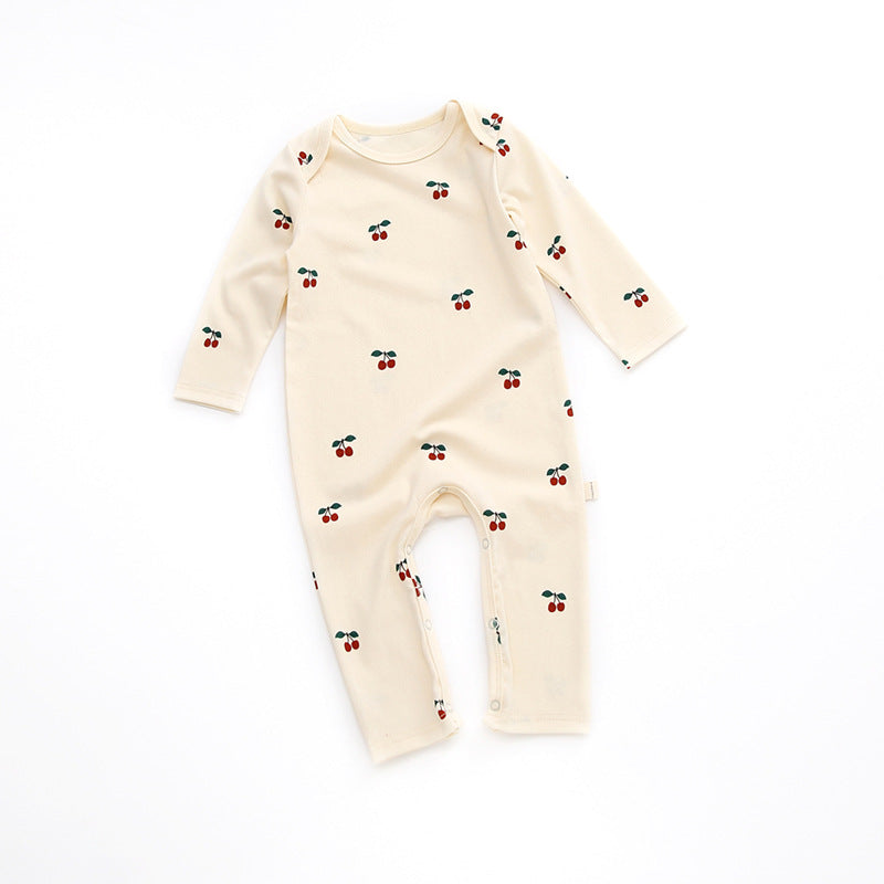 Spring and Autumn Cotton Long Sleeve Baby Romper