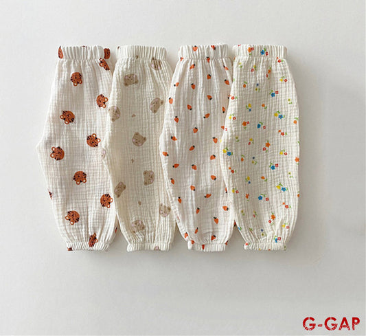 Summer Infant Mosquito-Proof Cotton Lantern Pants