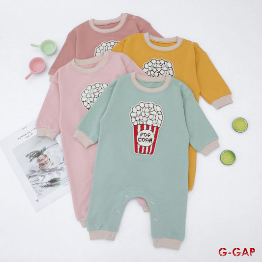 Autumn/Winter Ins Baby Long Sleeve Cartoon Cotton Bodysuit
