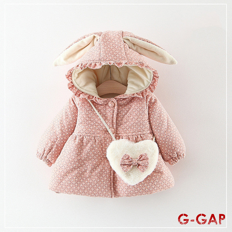 Winter High Quality Fashionable Cotton Padded Coat for Girls